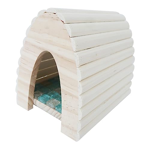 WOONEKY 1 Satz Hamster Sommer Kühlnest aus Kühlmatte und Nest für Kleine Haustiere für Sommerhitze Atmungsaktives Design für Hamster und Meerschweinchen von WOONEKY