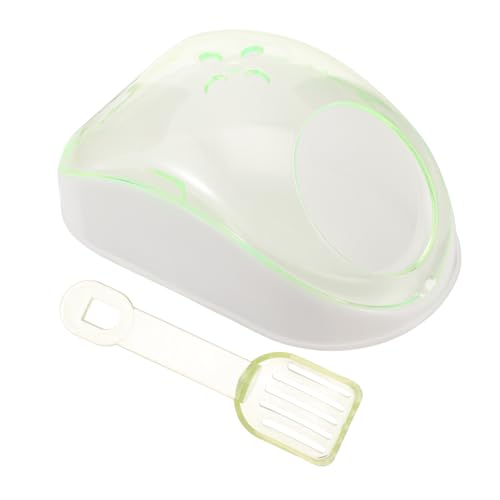WOONEKY 1 Satz Hamster Transparentes Badezimmer Ratte Sauna Toilette Chinchilla Igel Toilette Sandbadset Für Hamster Hamsterkäfig Rennmaus Toilette Kleintiertoilette Plastik Light Green WOONEKY 1 Satz Hamster Transparentes Badezimmer Ratte Sauna Toilette Chinchilla Igel Toilette Sandbadset Für Hamster Hamsterkäfig Rennmaus Toilette Kleintiertoilette Plastik Light Green von WOONEKY