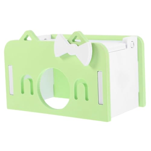 WOONEKY 1 Satz Hamster Versteckhaus aus Robustem Gemütliche Schlafstätte für Kleine Haustiere für Hamster Chinchillas und Andere Kleintiere Farbenfroh Langlebig und Sicher von WOONEKY