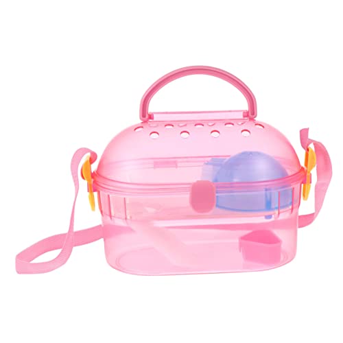 WOONEKY Haustier-reiseträger Hamsterbox Outdoor-Koffer Mit Futterbadewanne Robustes Material Für Chinchilla von WOONEKY