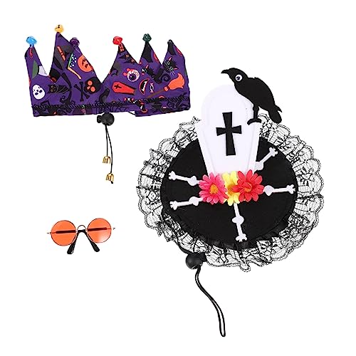 WOONEKY 1 Satz Haustier Verkleiden Halloween-haustierkostüm Katzendekore Geisterfest-hundeanzug Kleine Hundehalsbänder Maskerade-katzenkostüm Welpenhalsband Kleine Hundekleidung Polyester WOONEKY 1 Satz Haustier Verkleiden Halloween-haustierkostüm Katzendekore Geisterfest-hundeanzug Kleine Hundehalsbänder Maskerade-katzenkostüm Welpenhalsband Kleine Hundekleidung Polyester von WOONEKY