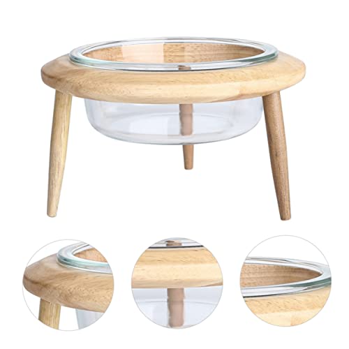 WOONEKY 1 Satz Haustierfutterstation mit Holzständer Kreative Futterschale für Hunde und Katzen Khaki Wassernapf für Haustiere Ergonomisch Gestaltet für Bequemes Trinken WOONEKY 1 Satz Haustierfutterstation mit Holzständer Kreative Futterschale für Hunde und Katzen Khaki Wassernapf für Haustiere Ergonomisch Gestaltet für Bequemes Trinken von WOONEKY