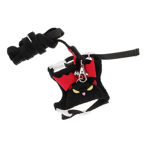 WOONEKY Halloween-Hasen-Leinen-Set verstellbare Katzenweste Seil-Set Laufleine für Kleintiere Katzen-Wanderleine für Indoor-/Outdoor-Aktivitäten WOONEKY Halloween-Hasen-Leinen-Set verstellbare Katzenweste Seil-Set Laufleine für Kleintiere Katzen-Wanderleine für Indoor-/Outdoor-Aktivitäten von WOONEKY