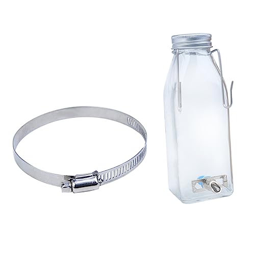 WOONEKY 1satz Kleintier Trinkflasche Für Hamster Und Kaninchen Geräuschloses Wassertrinksystem Installieren Verhindert Leckagen Sauberes Wasser Jederzeit von WOONEKY