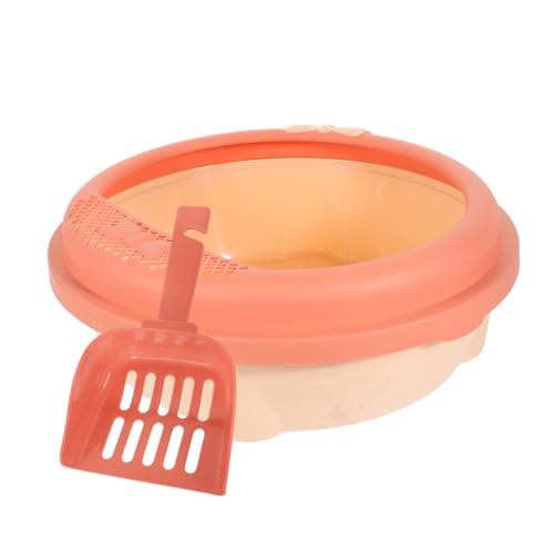 WOONEKY Halbgeschlossene Katzentoilette mit Deckel Spritzschutz Katzentoilette mit hohen Seitenwänden Katzentoiletten für Katzen Kätzchen saubere Toilette Katzenbedarf WOONEKY Halbgeschlossene Katzentoilette mit Deckel Spritzschutz Katzentoilette mit hohen Seitenwänden Katzentoiletten für Katzen Kätzchen saubere Toilette Katzenbedarf von WOONEKY