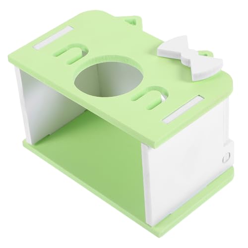 WOONEKY 1 Satz Kleintier Hideout für Hamster Sicheres und Stabiles Haus Geeignet für Zwerghamster Mäuse und Kleine Nager Perfekter Rückzugsort und Spielplatz für Tägliche Aktivitäten von WOONEKY