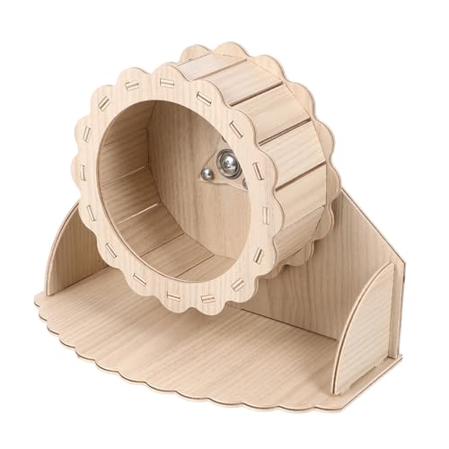 WOONEKY Hamster Leise Laufrad Übungsrolle Rad für Hamster Spielzeug Indoor Haustier Spielzeug Komfortables Design von WOONEKY