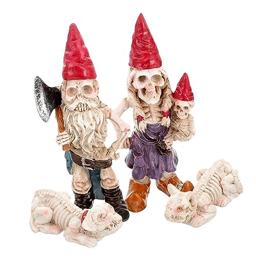 WOONEKY 1satz Garten Skelett Gnom Dekoration Für Halloween Langlebige Harzfigur Für Garten Und Terrarium Gruselige GNOME Für Lustige Halloweenfeiern WOONEKY 1satz Garten Skelett Gnom Dekoration Für Halloween Langlebige Harzfigur Für Garten Und Terrarium Gruselige GNOME Für Lustige Halloweenfeiern von WOONEKY