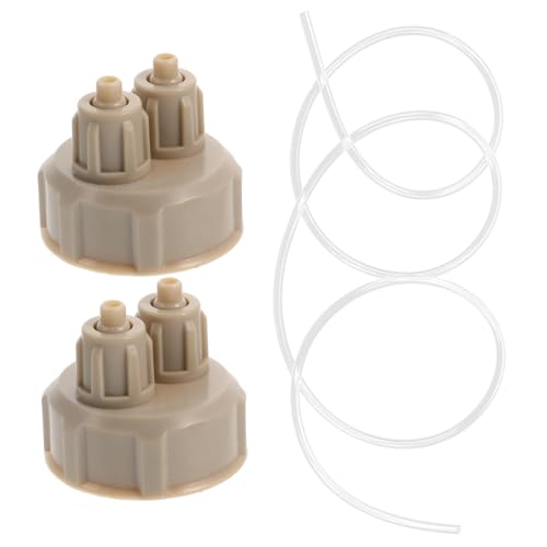 WOONEKY Aquarium Co2 Generator Flaschenverschluss Luftstein Co2 Reaktor Flaschendeckel Abzudichten Material Standardgröße 1 Set WOONEKY Aquarium Co2 Generator Flaschenverschluss Luftstein Co2 Reaktor Flaschendeckel Abzudichten Material Standardgröße 1 Set von WOONEKY