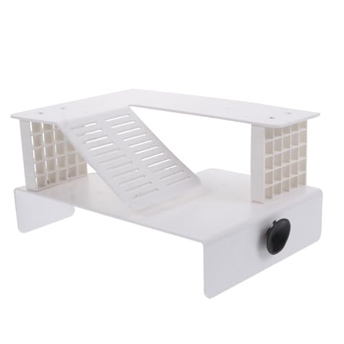 WOONEKY Sonnenplattform für Schildkröten Anti-Rutsch-Design Reptilien-Aquarium-Dock doppelstöckige Ruheterrasse für 2 Schildkröten WOONEKY Sonnenplattform für Schildkröten Anti-Rutsch-Design Reptilien-Aquarium-Dock doppelstöckige Ruheterrasse für 2 Schildkröten von WOONEKY