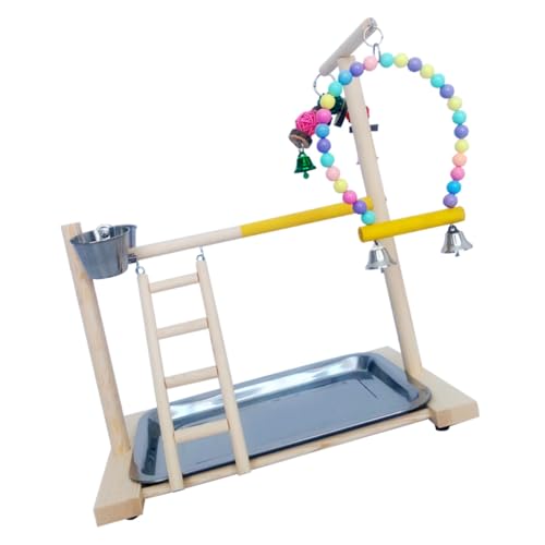 WOONEKY 1 Set Exquisite Papageiständer Rack Vogel, Der Stand-Haustier-trainingsständer Spielt WOONEKY 1 Set Exquisite Papageiständer Rack Vogel, Der Stand-Haustier-trainingsständer Spielt von WOONEKY