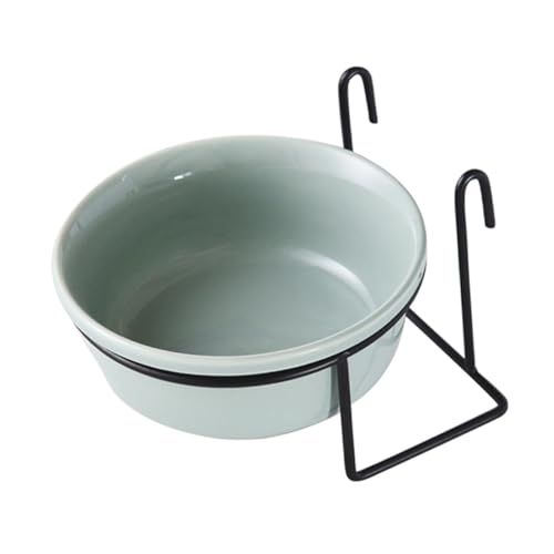 WOONEKY 1 Set Hängenapf Für Haustiere, Katzennapf Mit Ständer, Erhöhter Wassernapf, Katzennapf Aus Edelstahl, Welpenfutter, Wassernapf, Katzennäpfe Für Hauskatzen, Napf Für Katzen, Näpfe von WOONEKY