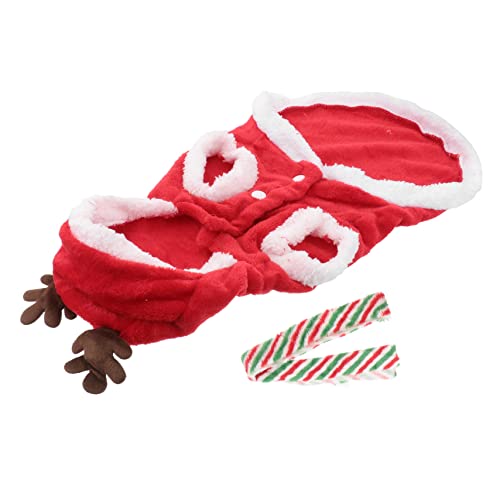 WOONEKY 1 Set Haustier Hunde Weihnachtskleidungsset Hunde Weihnachtskleidung Hunde Weihnachtspyjama Weihnachts Welpen Kapuzenpullover Hunde Welpen Kapuzenpullover Mantel Hunde WOONEKY 1 Set Haustier Hunde Weihnachtskleidungsset Hunde Weihnachtskleidung Hunde Weihnachtspyjama Weihnachts Welpen Kapuzenpullover Hunde Welpen Kapuzenpullover Mantel Hunde von WOONEKY