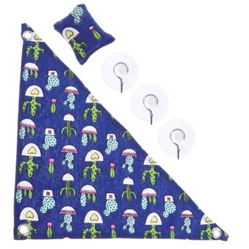 WOONEKY 1satz Reptile Canvas Hammock Für Schlangen Und Echsen Atmungsaktive Und Langlebige Hängematte Mit Kissen Und Haken Für Reptilienhaltung Und Spielplatzgestaltung von WOONEKY