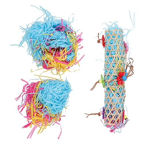WOONEKY 1 Set Vogel Kauspielzeug Vogel Käfig Hängende Spielzeug Lovebird Cockatiel Ara Bissspielzeug WOONEKY 1 Set Vogel Kauspielzeug Vogel Käfig Hängende Spielzeug Lovebird Cockatiel Ara Bissspielzeug von WOONEKY