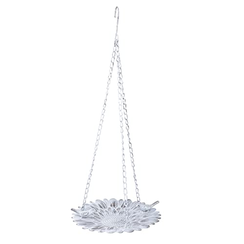 WOONEKY 1 Stück Eisen Vogel Futterspender im Retro Stil Hängende Futterschale für Wildvögel Dekorative Futterstation für Garten Geeignet für Meisen und Andere Kleine Vögel WOONEKY 1 Stück Eisen Vogel Futterspender im Retro Stil Hängende Futterschale für Wildvögel Dekorative Futterstation für Garten Geeignet für Meisen und Andere Kleine Vögel von WOONEKY