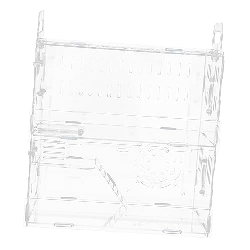 WOONEKY Luxuriöser Hamsterkäfig mit kleinem Schloss hohe Transparenz einfache Beobachtung für Heimtierbedarf WOONEKY Luxuriöser Hamsterkäfig mit kleinem Schloss hohe Transparenz einfache Beobachtung für Heimtierbedarf von WOONEKY