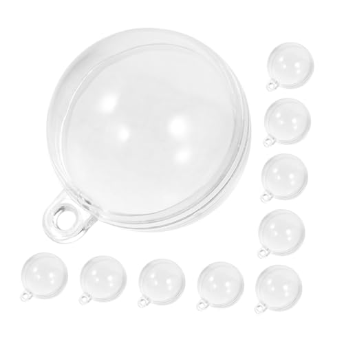 WOONEKY 10 Stück Schwimmendes Aquarium, Transparente Ornamente, Kugeln, Dekorationen, Schwimmende Kugel Für Aquarien, Schwimmende Dekorationen Für Aquarien, Rund, 2 cm von WOONEKY