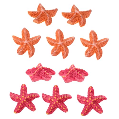 WOONEKY 10 Stück Teiliges Resin Seesterne Aquarium Deko Detailreiche Meeresbewohner Ornamente Rot gelb Langlebig und Dekorativ für Aquariums Zubehör und Heimdekoration WOONEKY 10 Stück Teiliges Resin Seesterne Aquarium Deko Detailreiche Meeresbewohner Ornamente Rot gelb Langlebig und Dekorativ für Aquariums Zubehör und Heimdekoration von WOONEKY