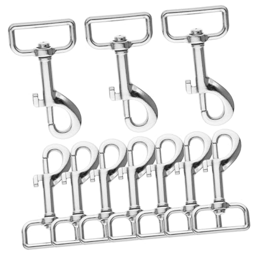 WOONEKY 10 Stück Teiliges Schwerer Karabiner mit Schnellverschluss Drehbarer Hundeleinen Clip Kompatibel mit Halsbändern Gurten und Outdoor Ausrüstung Robust für Vielseitige Anwendung WOONEKY 10 Stück Teiliges Schwerer Karabiner mit Schnellverschluss Drehbarer Hundeleinen Clip Kompatibel mit Halsbändern Gurten und Outdoor Ausrüstung Robust für Vielseitige Anwendung von WOONEKY
