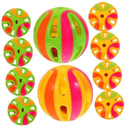 WOONEKY 10St Ballspielzeug für Katzen Leckerbissen für Katzen Kätzchen Spielzeug interaktives katzenspielzeug Interactive cat Toy Pet-Ball-Spielzeug Glockenballspielzeug für Haustiere WOONEKY 10St Ballspielzeug für Katzen Leckerbissen für Katzen Kätzchen Spielzeug interaktives katzenspielzeug Interactive cat Toy Pet-Ball-Spielzeug Glockenballspielzeug für Haustiere von WOONEKY