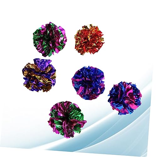 WOONEKY 10St Crinkle-Bälle für Katzen Blumenkatzen-Kratzbaum Papierball für Haustiere Katzenball Perlenhalsband für Katzen funnytoys Funny Toys cat Toys Katzen spielsachen WOONEKY 10St Crinkle-Bälle für Katzen Blumenkatzen-Kratzbaum Papierball für Haustiere Katzenball Perlenhalsband für Katzen funnytoys Funny Toys cat Toys Katzen spielsachen von WOONEKY
