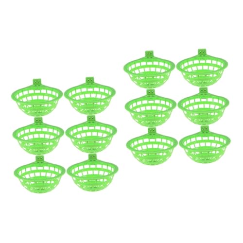 WOONEKY 2sets Hängen Vogel Nistschale Taube Nest Käfig Nistkasten Für Papageien Kanarienvogel Nester 6 Stücke * 2 WOONEKY 2sets Hängen Vogel Nistschale Taube Nest Käfig Nistkasten Für Papageien Kanarienvogel Nester 6 Stücke * 2 von WOONEKY