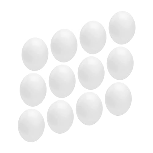 WOONEKY 12pcs Ostern Bundle Vogel Käfig Zubehör Realistische Simulierte Gefälschte Eier WOONEKY 12pcs Ostern Bundle Vogel Käfig Zubehör Realistische Simulierte Gefälschte Eier von WOONEKY