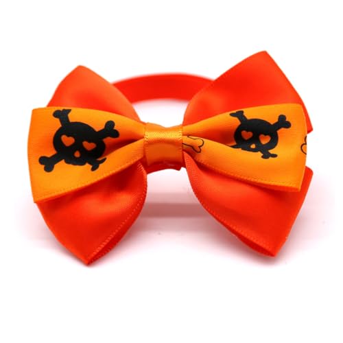 WOONEKY 12St Haustierzubehör Small Dog Collar Pet Necktie Collar Welpenhalsband für Jungen Haustier-Krawattenkragen Halsband für Haustiere Haustier Hundehalsband Halloween binden von WOONEKY