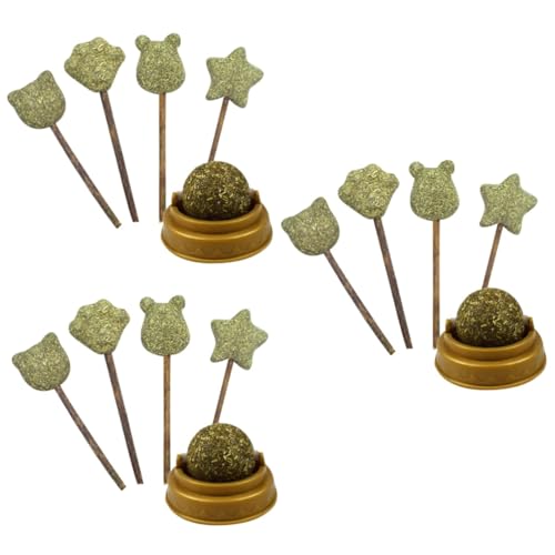 WOONEKY 15 STK Katze süß Katzengras für Wohnungskatzen Interaktives Katzenspielzeug Katzenminze Lippe katzenschere Krallen katzenkralle Katze Katzenminze Lutscher Katzensnack Hölzern Green WOONEKY 15 STK Katze süß Katzengras für Wohnungskatzen Interaktives Katzenspielzeug Katzenminze Lippe katzenschere Krallen katzenkralle Katze Katzenminze Lutscher Katzensnack Hölzern Green von WOONEKY