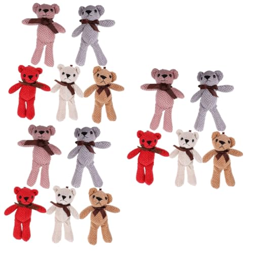 WOONEKY 15stücke Teiliges Plüschbären-spielzeugset Für Kuschelige Stofftiere Und Süße Deko Für Schlafzimmer Und Als WOONEKY 15stücke Teiliges Plüschbären-spielzeugset Für Kuschelige Stofftiere Und Süße Deko Für Schlafzimmer Und Als von WOONEKY