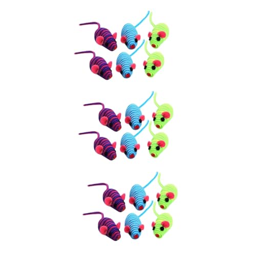 WOONEKY 18 STK elastische Seilmaus Katzenspielzeug interaktives Spielzeug katzenzubehör Katzenminze Kätzchen-Stäbchen Kätzchen Spielzeug elastisches Seilmausspielzeug Katzen- -Spielzeug WOONEKY 18 STK elastische Seilmaus Katzenspielzeug interaktives Spielzeug katzenzubehör Katzenminze Kätzchen-Stäbchen Kätzchen Spielzeug elastisches Seilmausspielzeug Katzen- -Spielzeug von WOONEKY