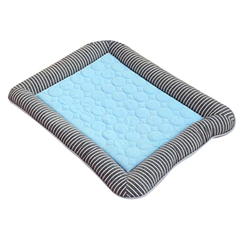 WOONEKY 1stück Kühlmatte Für Hunde Und Katzen Sommerliche Selbstkühlende Matratze Aus EIS Haustiere Waschbar rutschfest Für Auto Sofa Und Bett Blau WOONEKY 1stück Kühlmatte Für Hunde Und Katzen Sommerliche Selbstkühlende Matratze Aus EIS Haustiere Waschbar rutschfest Für Auto Sofa Und Bett Blau von WOONEKY