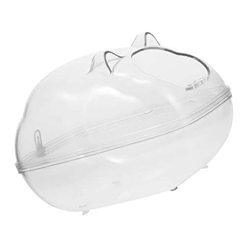 WOONEKY Volle Transparenz Hamster Badewerkzeug Haustier Toilette Training Haustier Bad Container Hamster Badewanne Spaß Form WOONEKY Volle Transparenz Hamster Badewerkzeug Haustier Toilette Training Haustier Bad Container Hamster Badewanne Spaß Form von WOONEKY