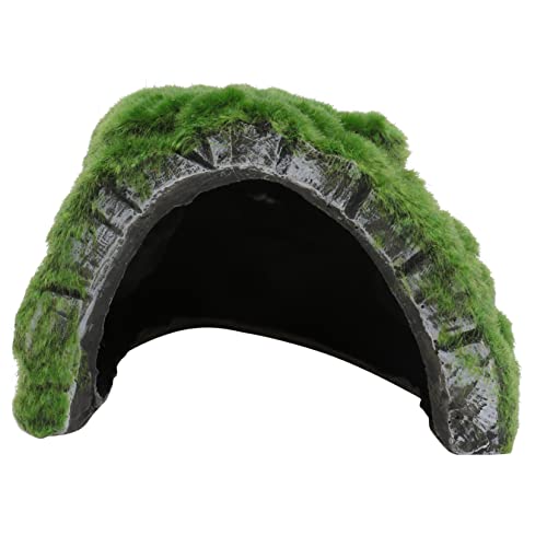 WOONEKY Aquarium-Ornament entzückendes Reptilien-Versteck Dekoration Schildkröten-Versteck simulierte Ruhehöhle für eine natürliche Aquarienumgebung von WOONEKY