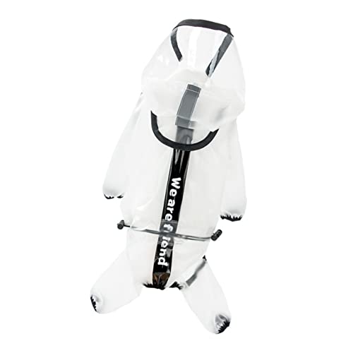WOONEKY Wasserdichter Outdoor Hund Regenmantel Mit Kapuze Lang Für Haustierregenschutz Vor Regen Für Hunde WOONEKY Wasserdichter Outdoor Hund Regenmantel Mit Kapuze Lang Für Haustierregenschutz Vor Regen Für Hunde von WOONEKY