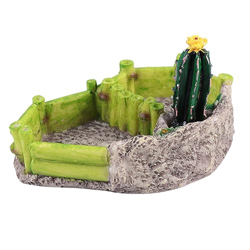 WOONEKY 1Pc Harz Reptil Lebensmittel Schüssel Pilz Decor Sicher Wasser Gericht für Schildkröte Aquarium von WOONEKY