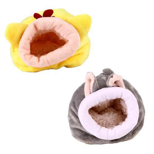 WOONEKY Meerschweinchen-Höhlenbett Haustierzubehör warmes Nestbett für Hamster Kleintierbett Igelbett Winternest WOONEKY Meerschweinchen-Höhlenbett Haustierzubehör warmes Nestbett für Hamster Kleintierbett Igelbett Winternest von WOONEKY