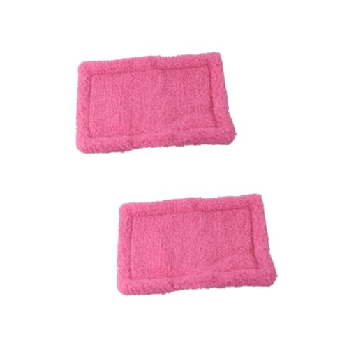 WOONEKY 2 Stück 30x20cm Hamster Warmkissen Haustier Schlafmatte Pad Weiches Heimtierbedarf Für Kleintiere WOONEKY 2 Stück 30x20cm Hamster Warmkissen Haustier Schlafmatte Pad Weiches Heimtierbedarf Für Kleintiere von WOONEKY