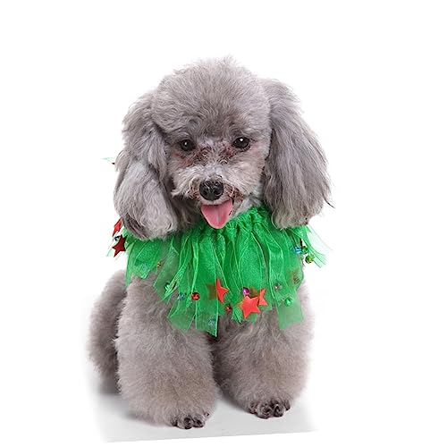 WOONEKY Haustier Weihnachtskragen Dekorative Quasten Choker Halskette für Hund Geburtstag Polyester Kragen WOONEKY Haustier Weihnachtskragen Dekorative Quasten Choker Halskette für Hund Geburtstag Polyester Kragen von WOONEKY