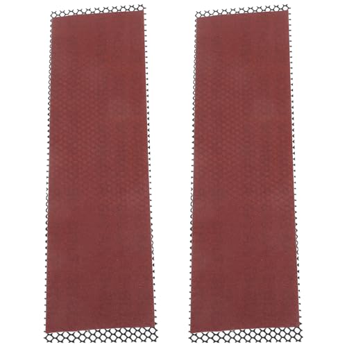 WOONEKY Laufrad Trimmstreifen für Hamster Geräuschloses Nageltrimmer Pad 2 Satz Langlebig Geeignet für Kleintiere Krallenschneider Zubehör für Hamsterräder von WOONEKY