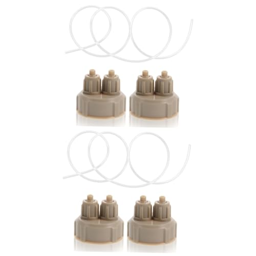 WOONEKY 2 Sets Aquarium Supplies Co2 Reaktor Flaschenverschlüsse Ersatzdeckel Tragbarer Co2 Generator Für Aquarium von WOONEKY