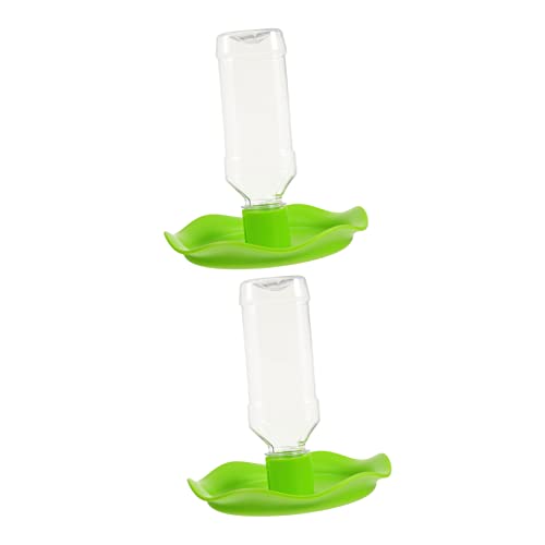 WOONEKY 2 Sets Kletterwasserbecken Für Haustiere Lotusblätter Reptilienzubehör Schildkrötenschale Reptilienwasserschale Eidechsenschale Kleine Wasserspender Automatische WOONEKY 2 Sets Kletterwasserbecken Für Haustiere Lotusblätter Reptilienzubehör Schildkrötenschale Reptilienwasserschale Eidechsenschale Kleine Wasserspender Automatische von WOONEKY