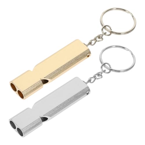 WOONEKY 2 Stück Aluminiumlegierung Training Pfeife für Hunde und Vögel Vielseitige Notfallpfeife Leicht und Tragbar für Training und Outdoor Aktivitäten WOONEKY 2 Stück Aluminiumlegierung Training Pfeife für Hunde und Vögel Vielseitige Notfallpfeife Leicht und Tragbar für Training und Outdoor Aktivitäten von WOONEKY