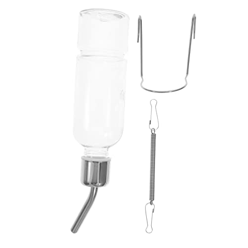 WOONEKY 2stücke Haustier Wasserspender Hängende Automatische Trinkflasche Für Hamster Und Meerschweinchen Auslaufsicher Einfach Zu Reinigen Und Nachzufüllen Transparentes Design von WOONEKY