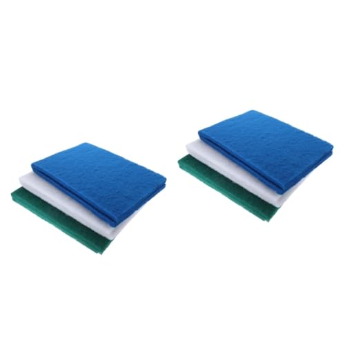 WOONEKY 2-teiliges Pad-Set Für Aquarienschwämme Für Süßwasser Zur Reinigung Von Aquarien Wiederverwendbar Und Zuschneidbar Zufällige Farbe WOONEKY 2-teiliges Pad-Set Für Aquarienschwämme Für Süßwasser Zur Reinigung Von Aquarien Wiederverwendbar Und Zuschneidbar Zufällige Farbe von WOONEKY