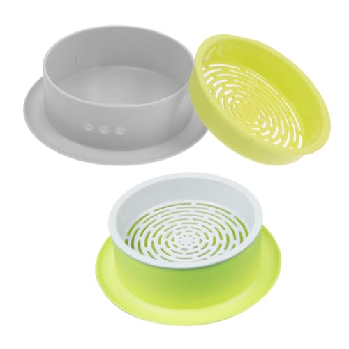 WOONEKY 2 Stück Katzengras Set Pack Hydroponische Katzengrasbox für Schnelles Wachstum Praktische Soillose Pflanzschale für Katzen mit Grünem Genuss Kleinen Räumen WOONEKY 2 Stück Katzengras Set Pack Hydroponische Katzengrasbox für Schnelles Wachstum Praktische Soillose Pflanzschale für Katzen mit Grünem Genuss Kleinen Räumen von WOONEKY