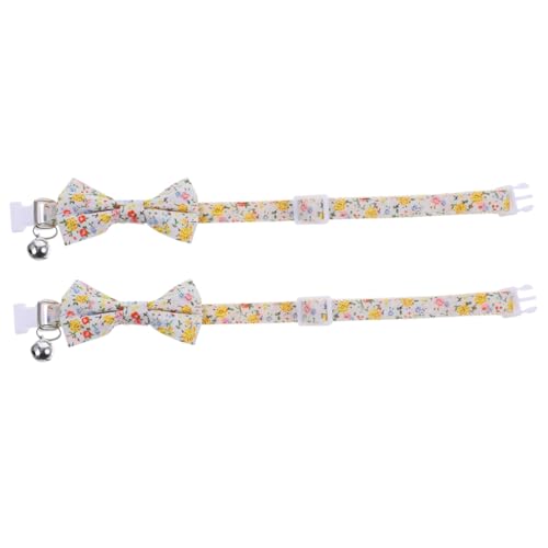 WOONEKY 2 Stück Katzenhalsband Katzenhalsband Hundehalsband Katzengeschenk Dekoratives Haustierhalsband Dekoratives Hundehalsband Entzückendes Haustierhalsband Verstellbares von WOONEKY
