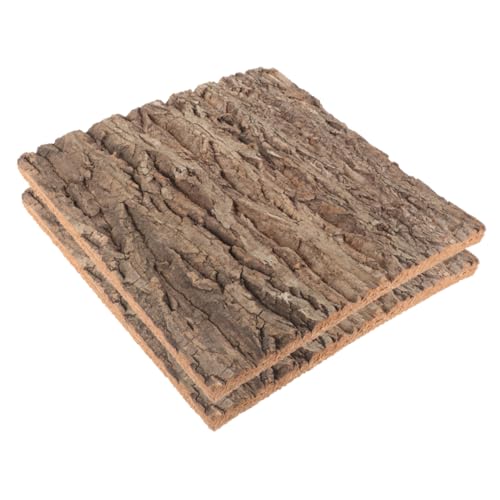 WOONEKY 2 Stück Natürliche Baumrinden Paneele mit Rückwand Langlebig Grüne Pflanzenwand Dekoration als Terrarium Kletterfläche und Aquarium Hintergrund für Reptilien und Schildkröten WOONEKY 2 Stück Natürliche Baumrinden Paneele mit Rückwand Langlebig Grüne Pflanzenwand Dekoration als Terrarium Kletterfläche und Aquarium Hintergrund für Reptilien und Schildkröten von WOONEKY
