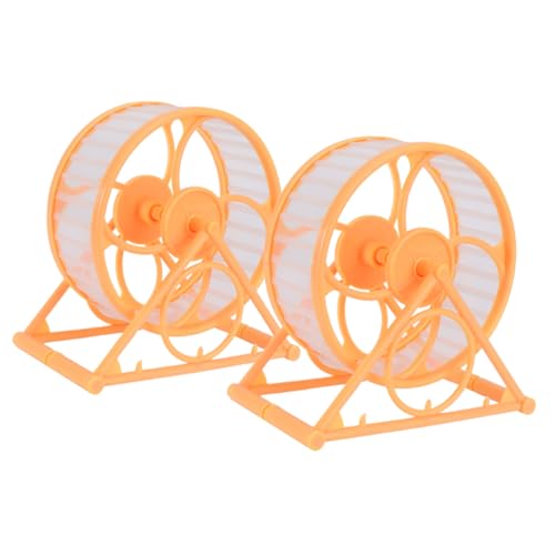WOONEKY Hamsterspielzeug Laufrad für stumme Hamster Laufrad für Haustiere 2 Stück WOONEKY Hamsterspielzeug Laufrad für stumme Hamster Laufrad für Haustiere 2 Stück von WOONEKY